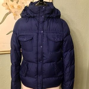 Blue J.Crew Puffer